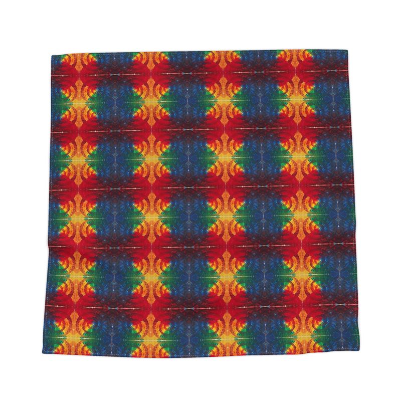 Mehrfarbiges künstlerisches Bandana – Glücksspirale | Carodiois