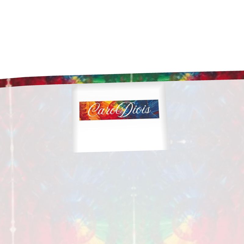 Mehrfarbiges künstlerisches Bandana – Glücksspirale | Carodiois