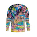 Sweatshirt artistique "Plume"🪶 multicolore – Édition limitée CaroDiois