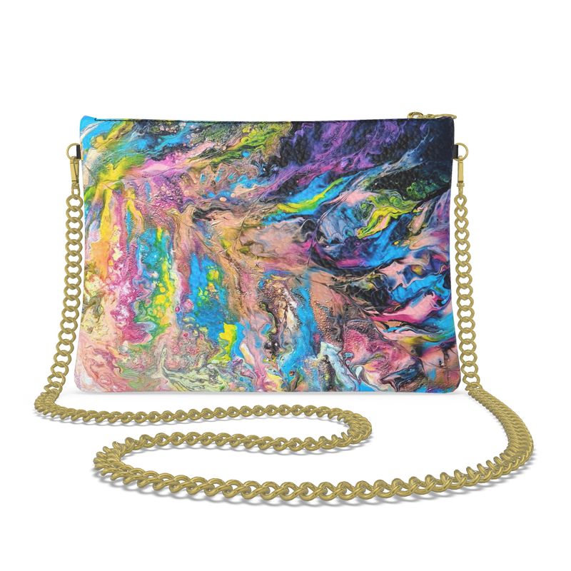 Sac bandoulière "Plume" avec chaîne