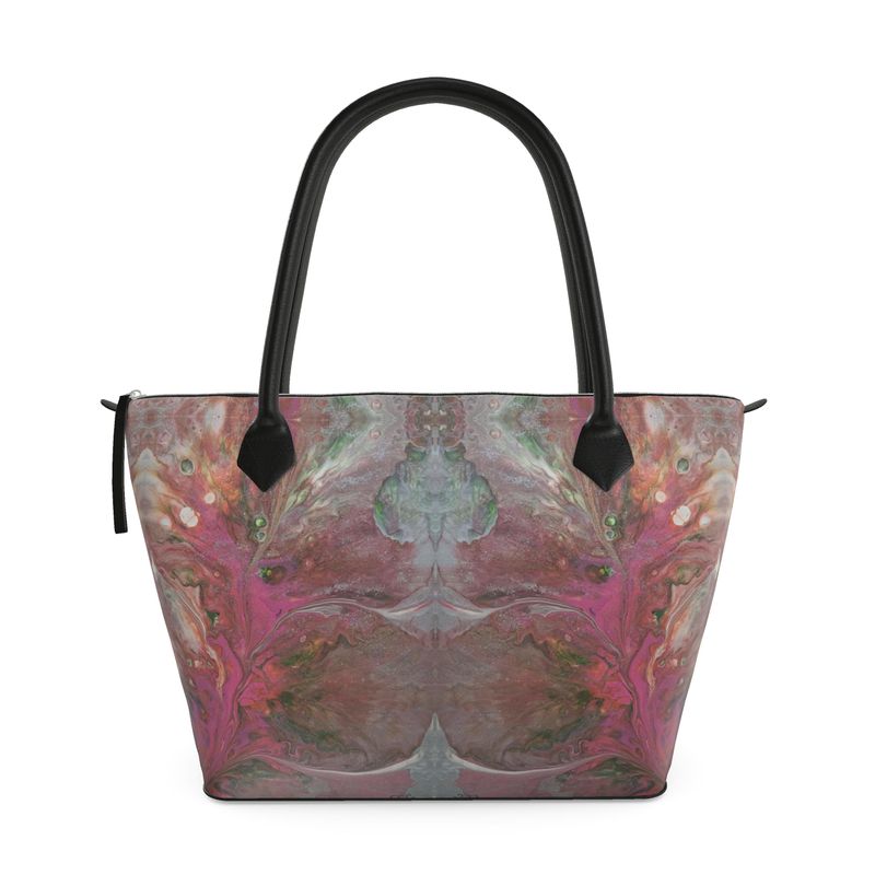 Sac cabas zippé Fleur- CaroDiois