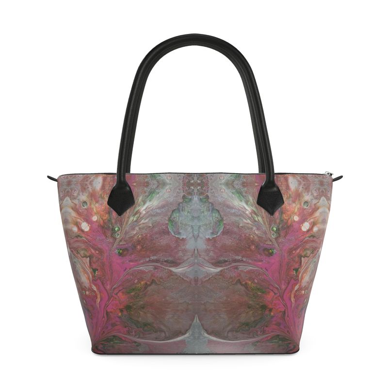 Sac cabas zippé Fleur- CaroDiois