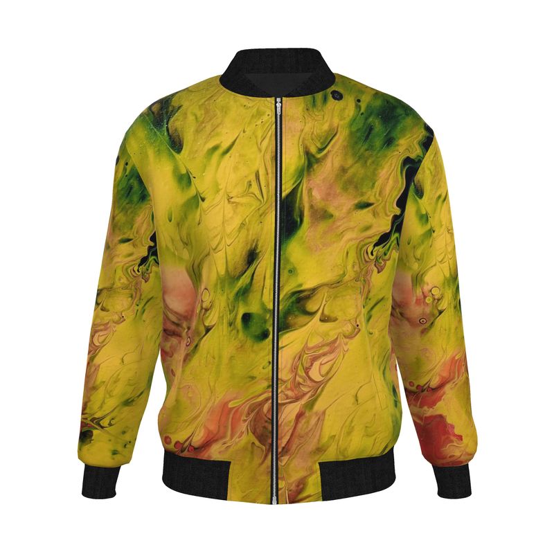 Blouson Bomber unisexe" Eruption "- CaroDiois