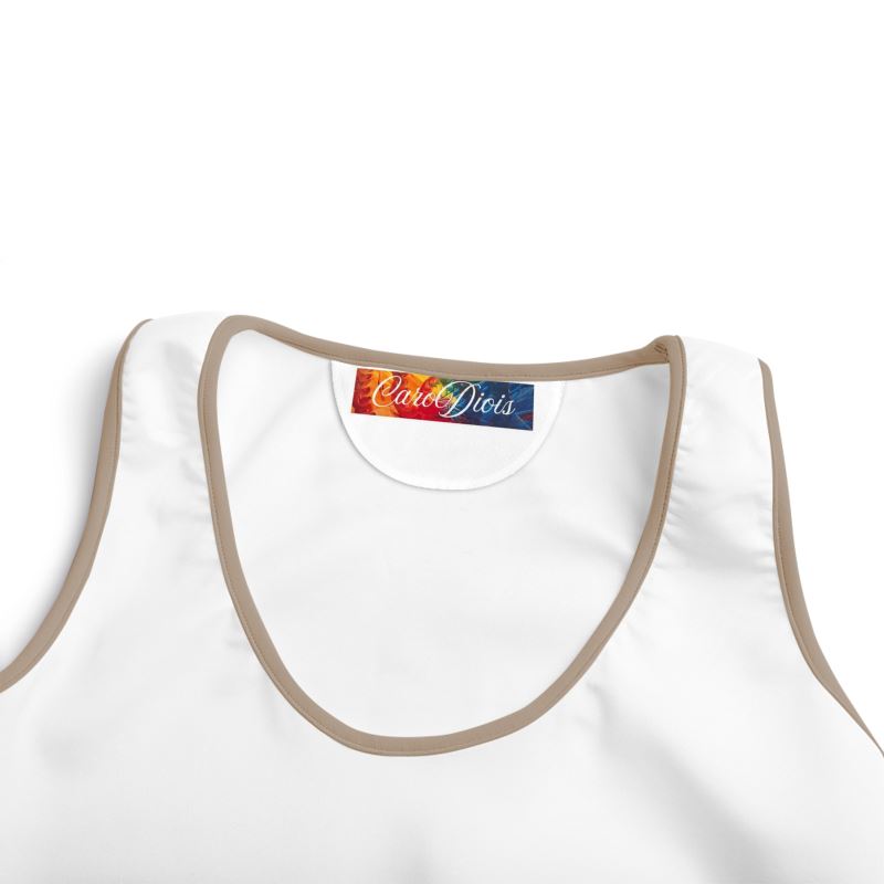 Robe débardeur artistique colorée – Paillettes du Bonheur | Création originale