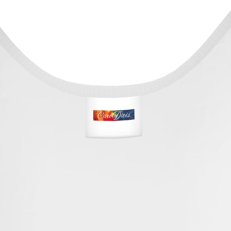 Débardeur femme artistique – Fleur | Collection CaroDiois