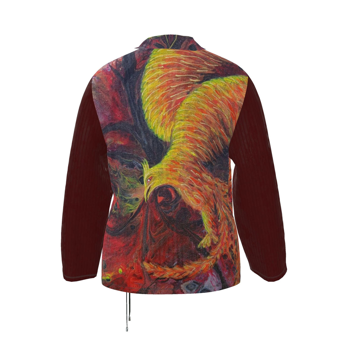 Blazer artistique femme Phoenix, vue de dos