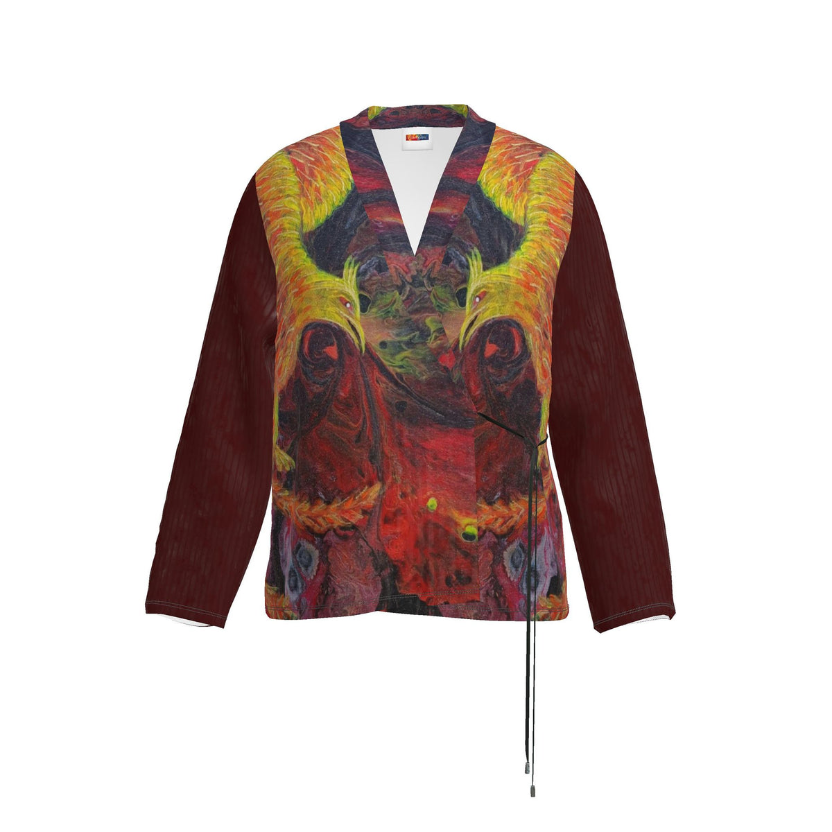 Blazer artistique femme Phoenix, vue de face
