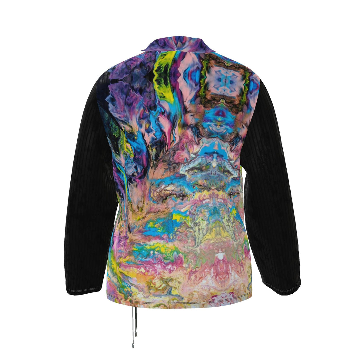 Blazer artistique femme Plume en velours, vue de dos