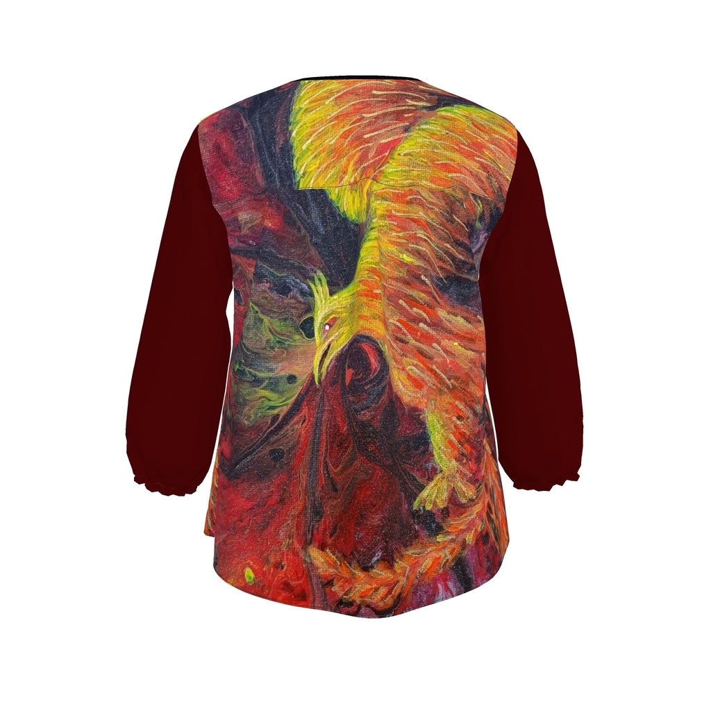 blouse artistique femme Phoenix, vue de dos