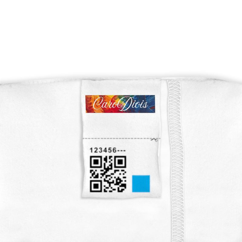 Cache-cou femme en jersey élastique – Motif artistique | Collection Délicatesse- CaroDiois