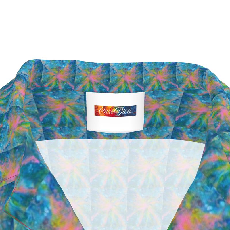 Chemise Cosmos ✨ – Chemise artistique en satin de coton (édition limitée) | CaroDiois