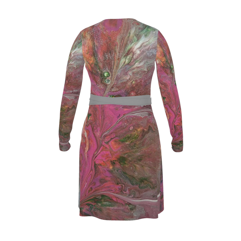 Robe artistique femme Fleur, vue de dos
