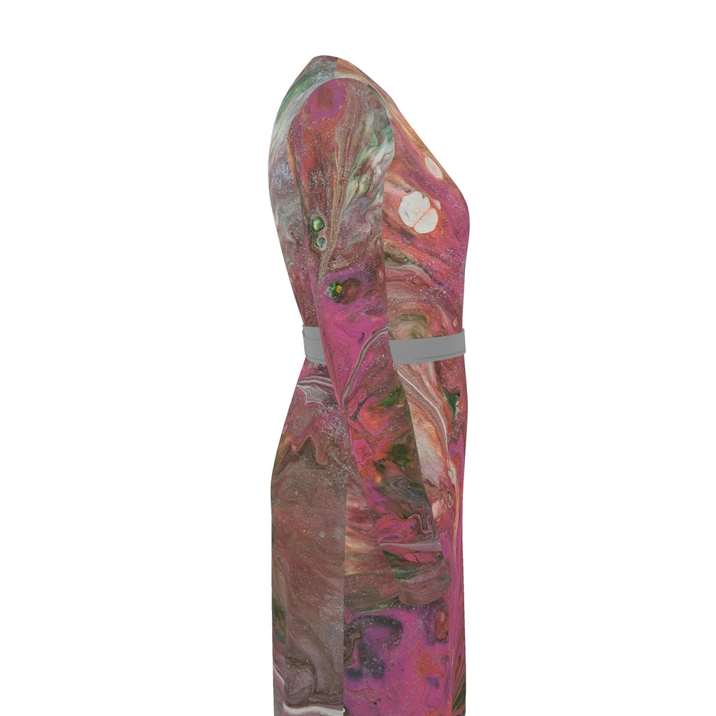 Robe artistique femme Fleur, vue de profil droit
