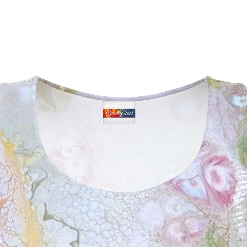 Robe Playa 🌊 – Robe artistique fluide en jersey recyclé | CaroDiois