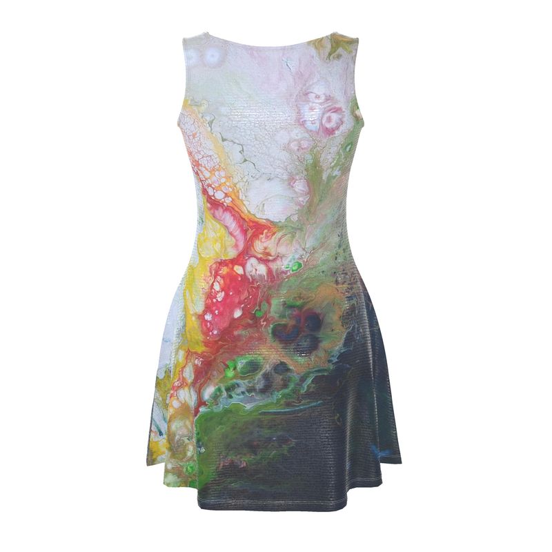 Robe Playa 🌊 – Robe artistique fluide en jersey recyclé | CaroDiois