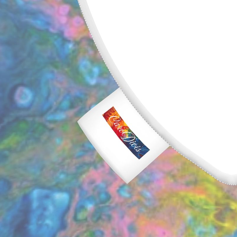 Robe midi sans manches "Cosmos"- création artistique CaroDiois