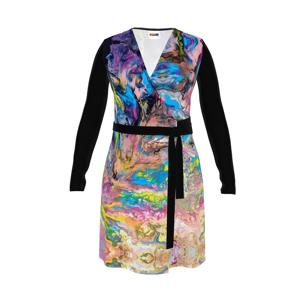 Robe portefeuille artistique Plume vue de face