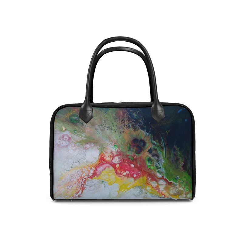 Sac fourre-tout Playa – Sac à main artistique inspiré de la mer | Acrylique pouring