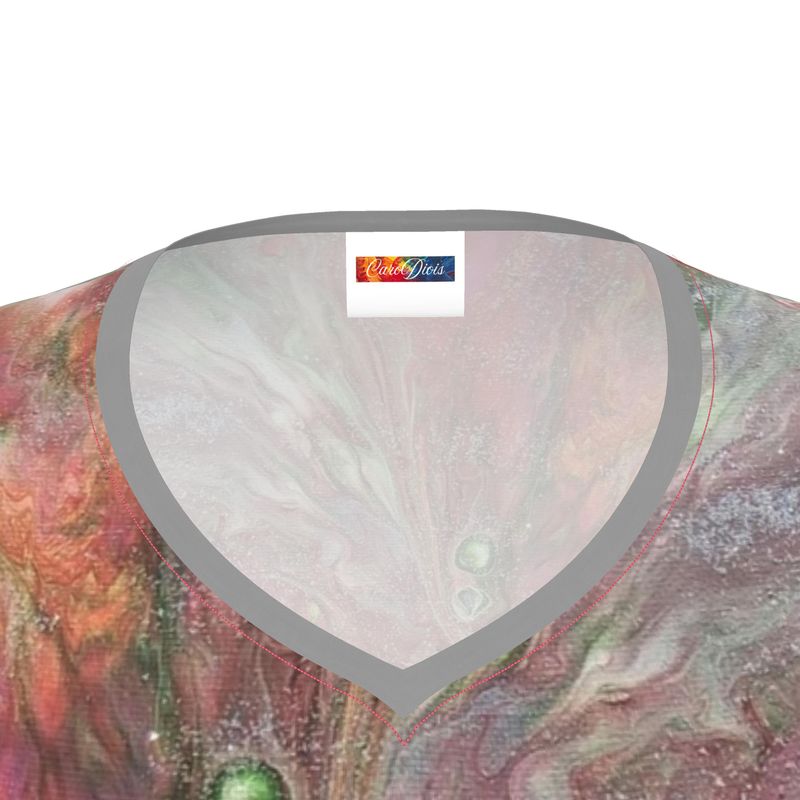 T-shirt pour Fleur🌺- Création artistique en coton/ CaroDiois