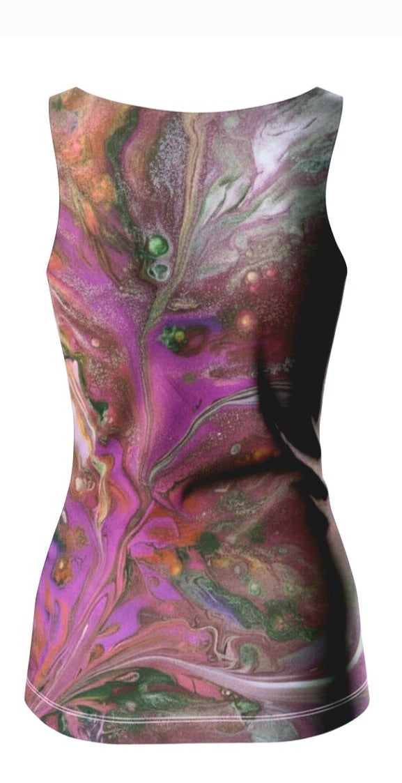 🌺Débardeur femme artistique – Fleur | Collection CaroDiois