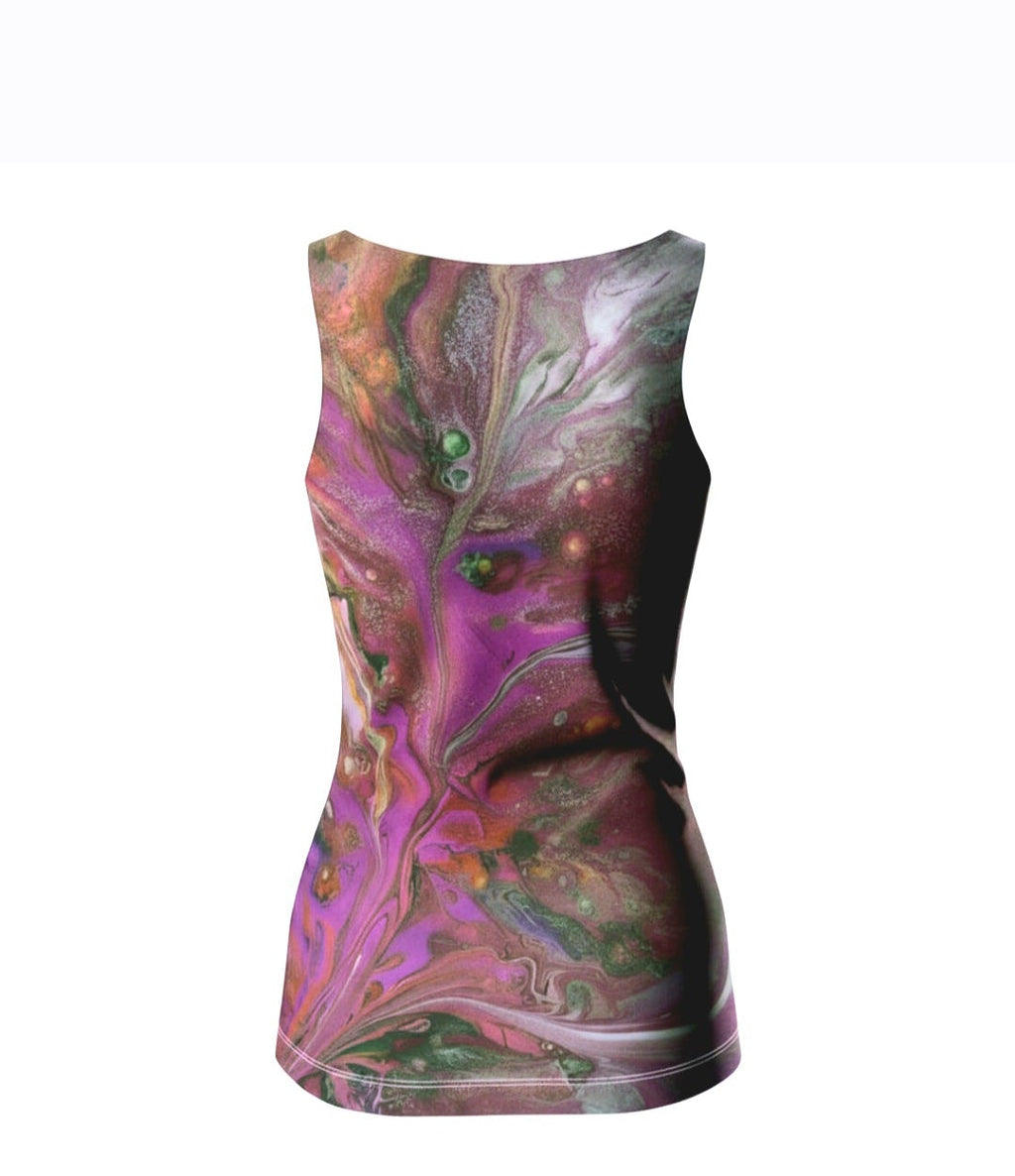 🌺Débardeur femme artistique – Fleur | Collection CaroDiois