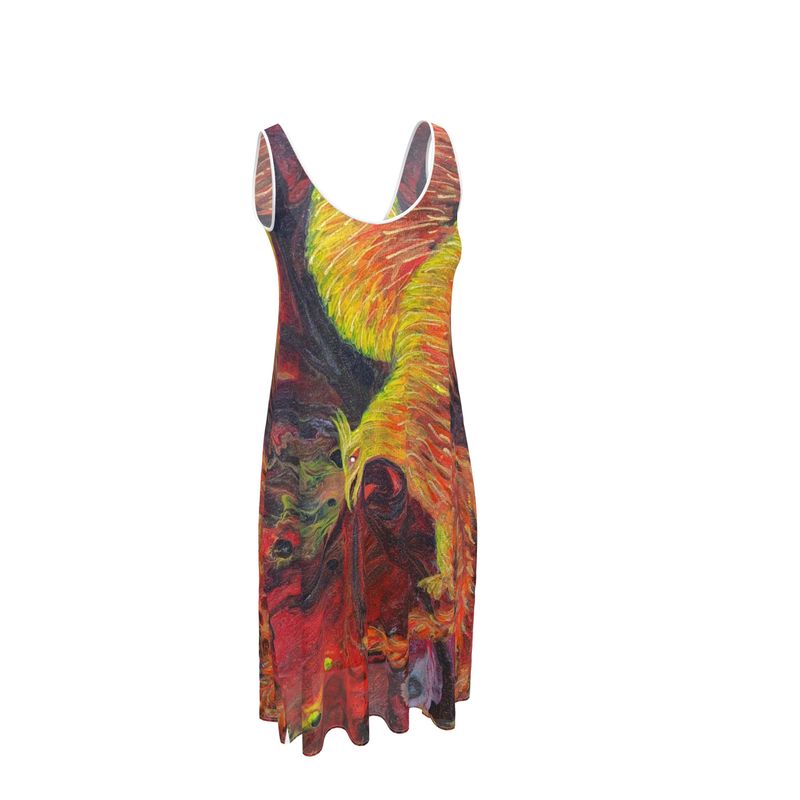 Robe midi sans manches Phoenix -CaroDiois