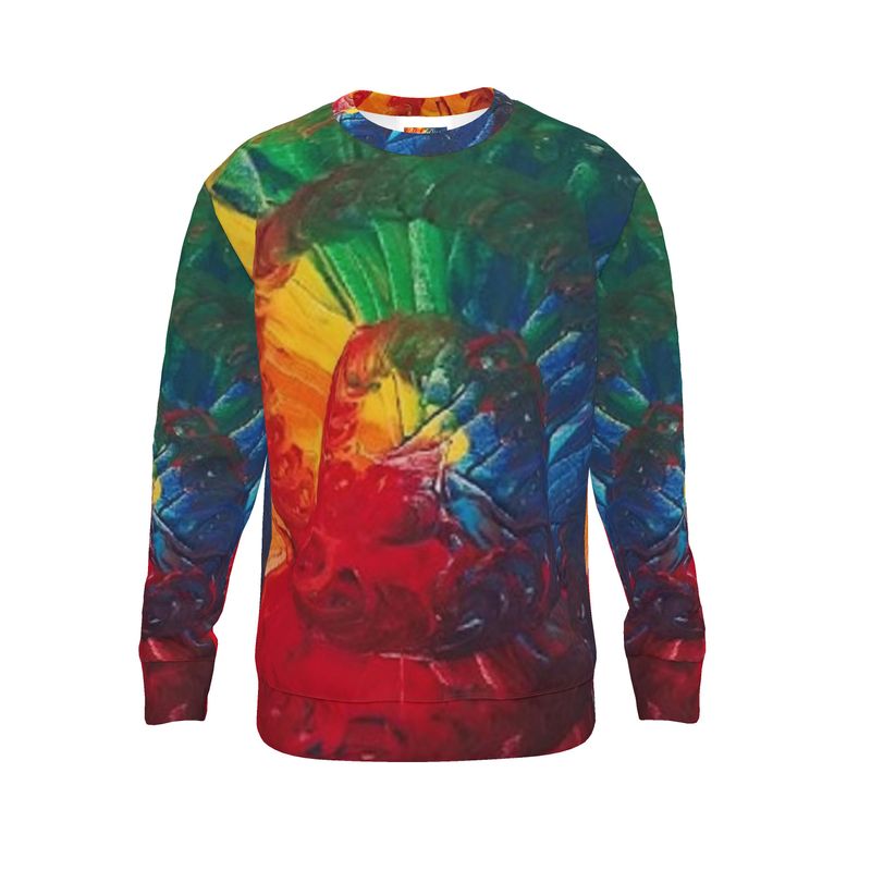 Sweatshirt artistique “Spirale du Bonheur” – Édition limitée à 50 exemplaires - CaroDiois
